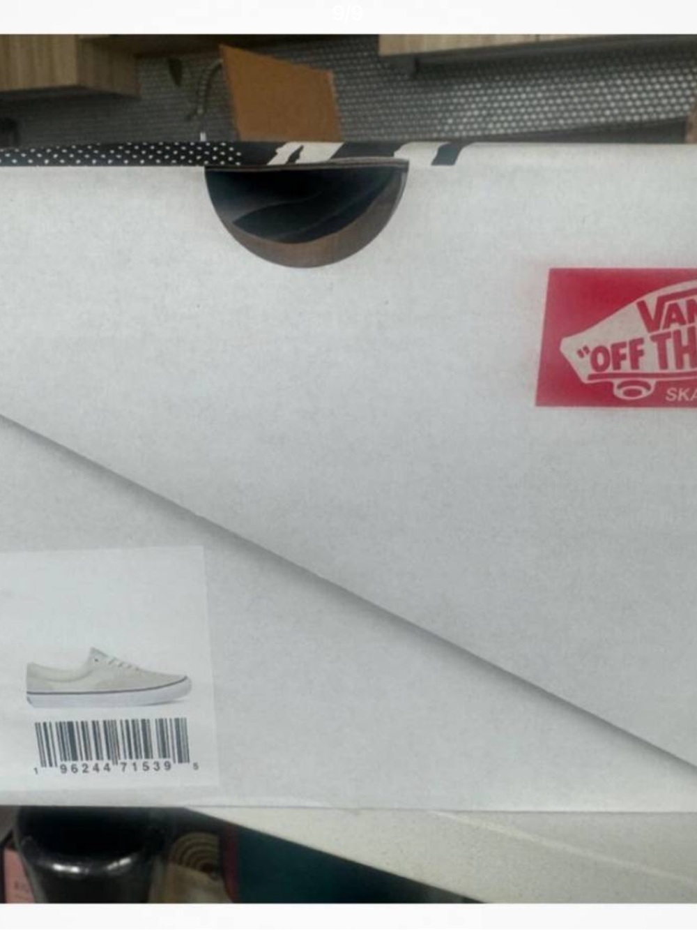 Vans Low-Top Sneakers in Light Gray Canvas
